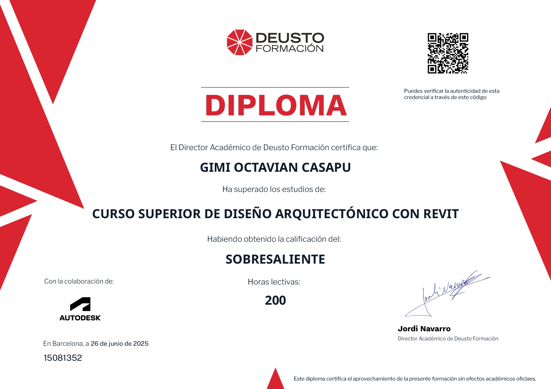 Certificación Profesional